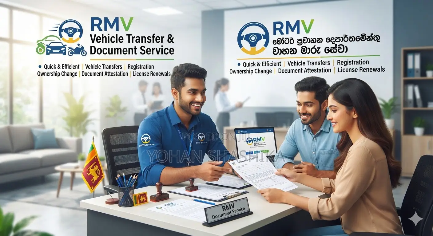 RMV Vehicle Transfer Document Service -Yohan Shashika