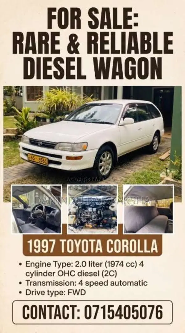 Toyota Corolla 1997 Car (Used)