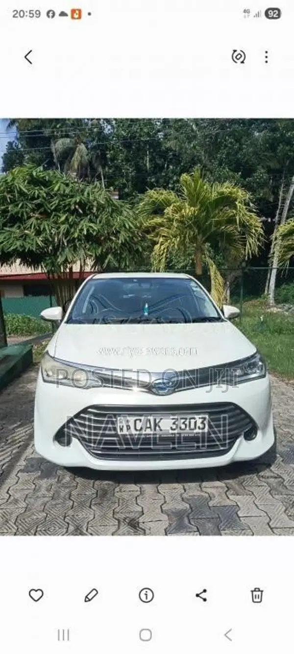 Toyota Axio 2015 Car (Used)
