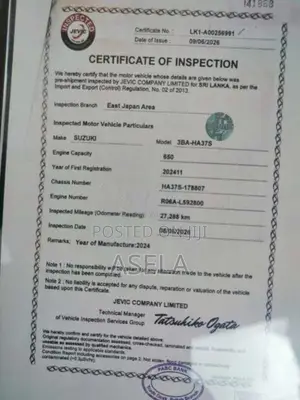 Suzuki Alto 2024 Car Unregistered (Recondition)