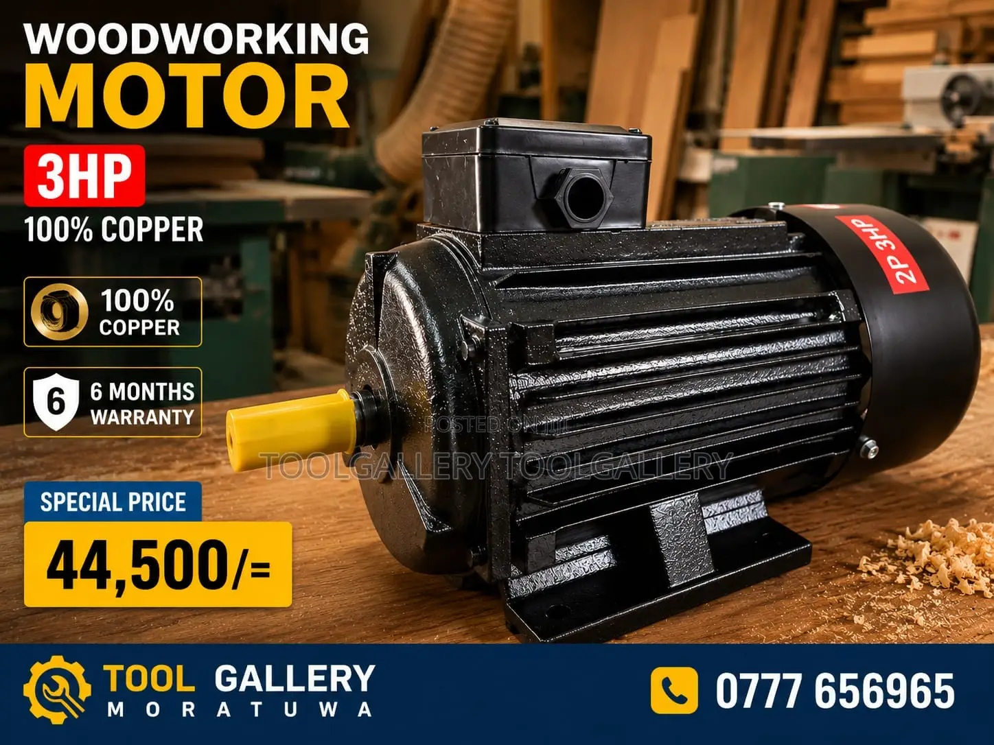 Woodworking Machine Motor
