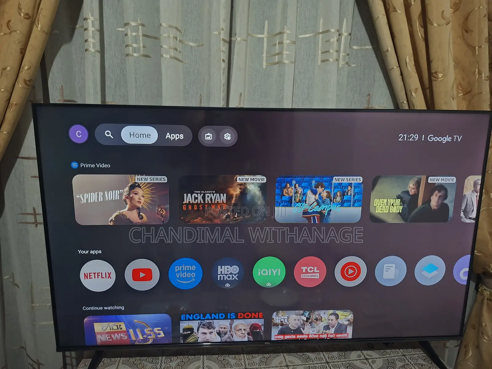 TCL 55" Uhd Google TV