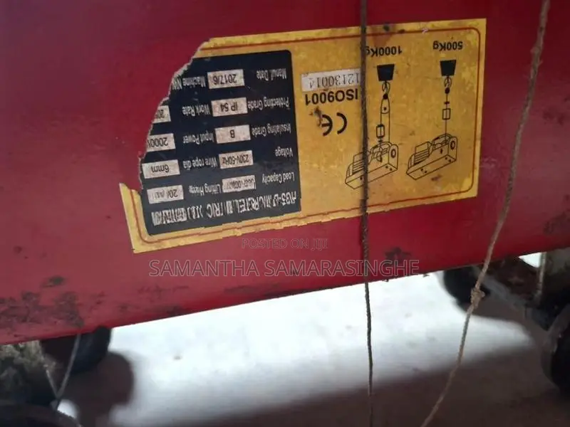Electric Cable Hoist, Hoister Machine With Hoist Frame Set