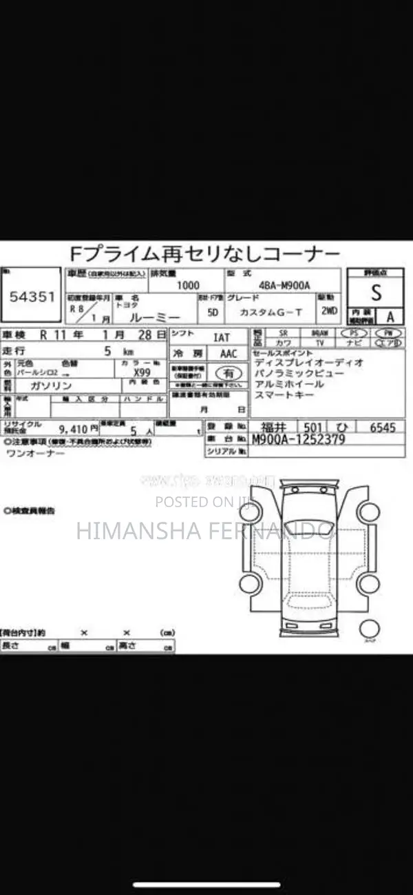 Toyota Roomy Custom GT 2025 Car Brand New
