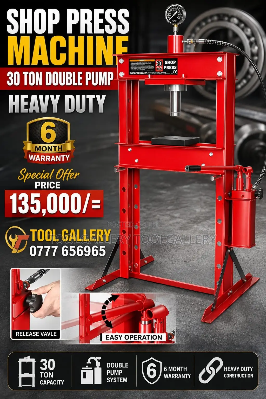 Shop Press Machine