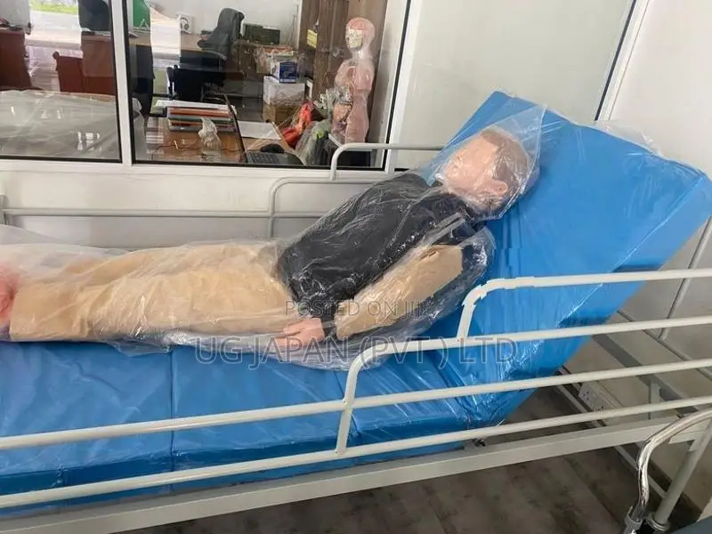 SINGLE FUNCTION PATIENT HOSPITAL BED WITH MATTRESS