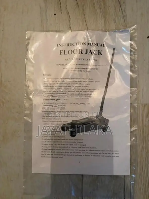 Floor Jack for Tyre Shop