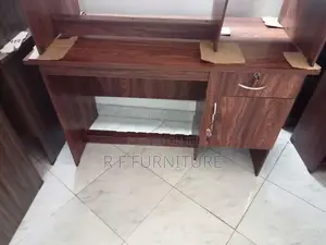 Melamine Writing Table with Cupboard