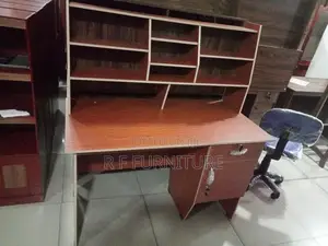 Melamine Writing Table with Cupboard 4 by 2