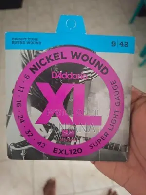 D'Addario XL Nickel Wound EXL120 9-42 Electric Guitar Strings