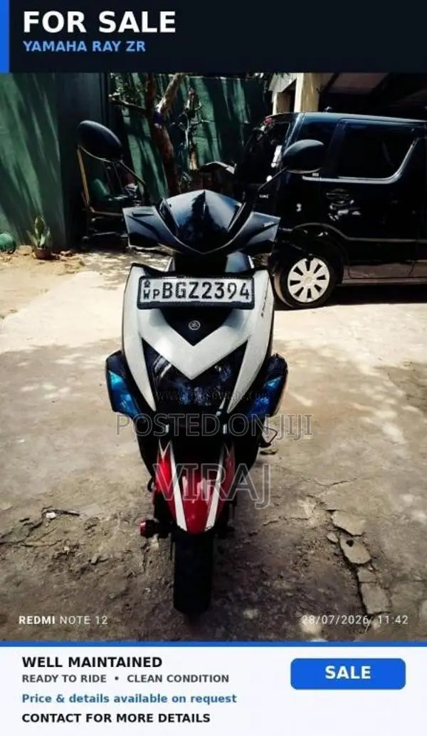 Yamaha ZR 2018 Motorbike (Used)