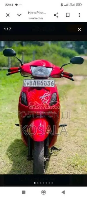 Hero Pleasure 2013 Motorbike (Used)