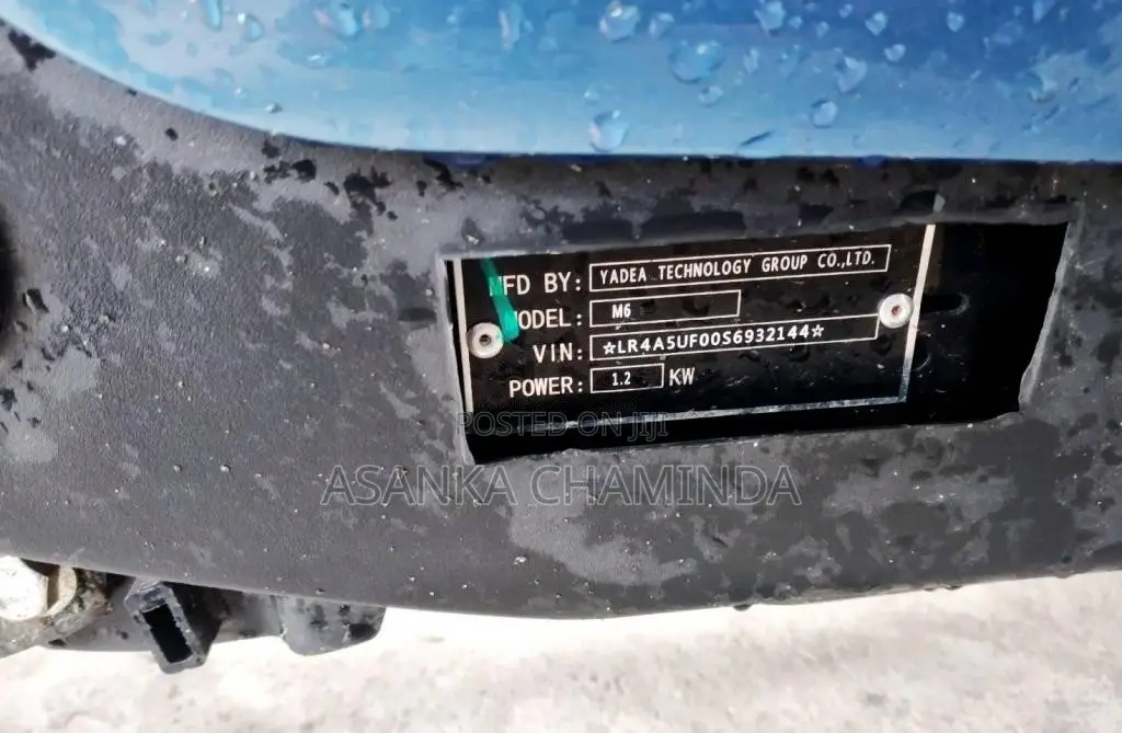 Yadea M6 2026 Motorbike (Used)