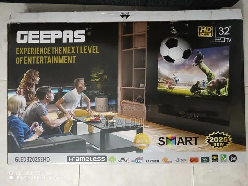 Geepas LED WIFI Android TV 32 Inch