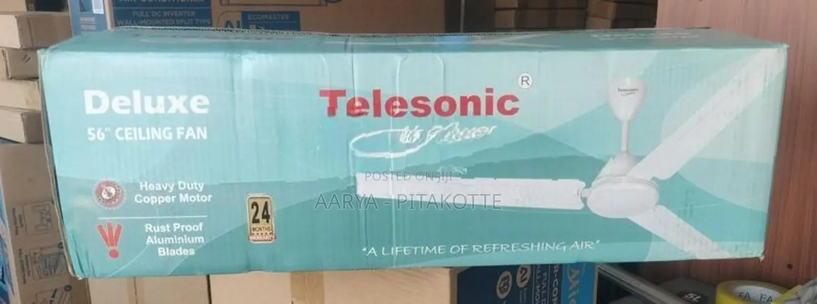 Telesonic Ceiling Fan 56"