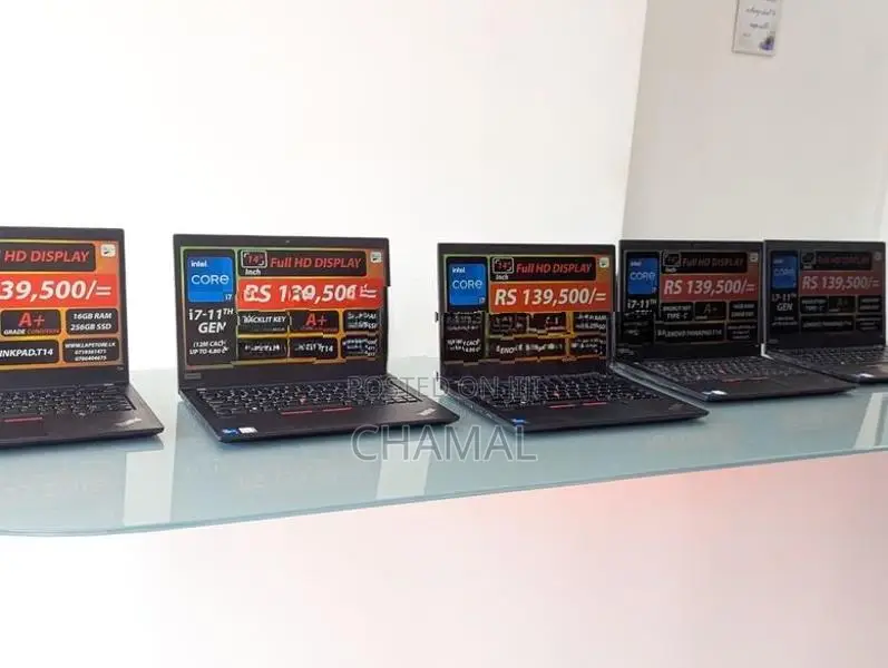 Lenovo ThinkPad T14 Core i7-11th Gen |16GB RAM| 256GB Nvme SSD Laptop