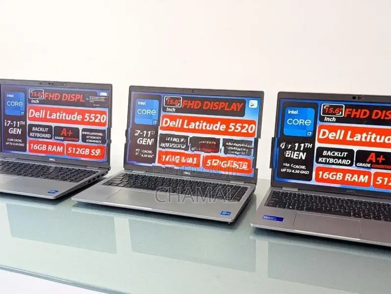 Dell Latitude 5520 core i7 1185G7-11th Gen|512GB NVMe SSD|16GB DDR4
