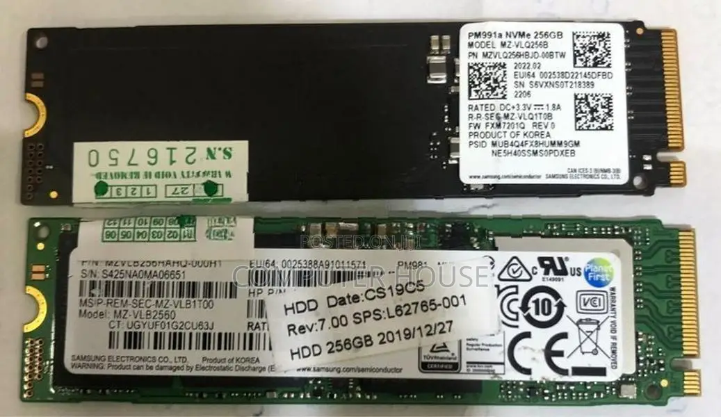 256GB NVME SSD