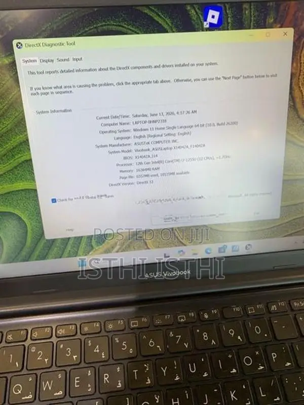 Asus Vivobook Core i7