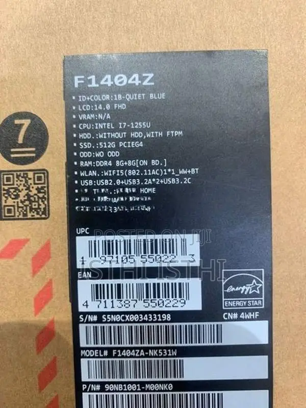Asus Vivobook Core i7