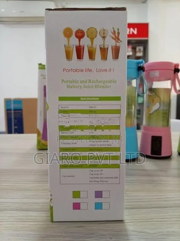 Portable Mini Juice Blender