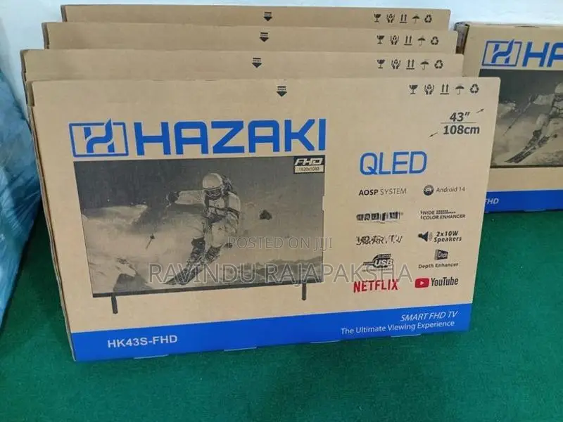 Hazaki 43” QLED Smart TV – Android 14
