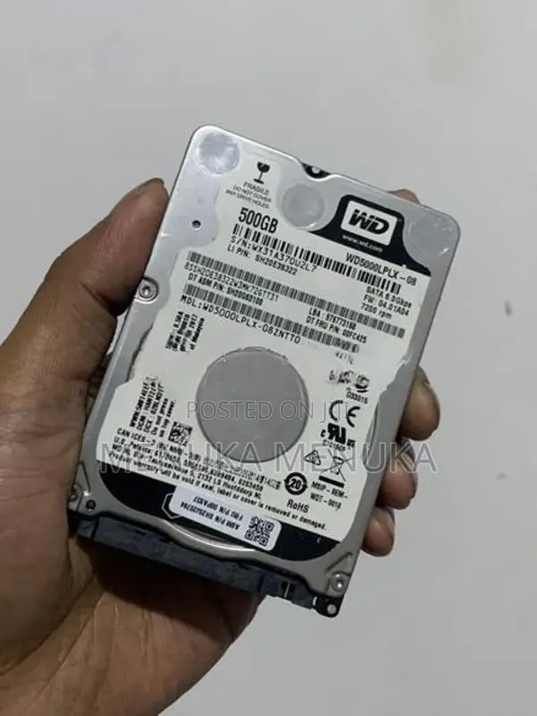 Fastest WD Black 500GB 7200RPM Laptop Hard