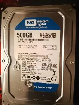 WD 500GB Hard Drive for Parts