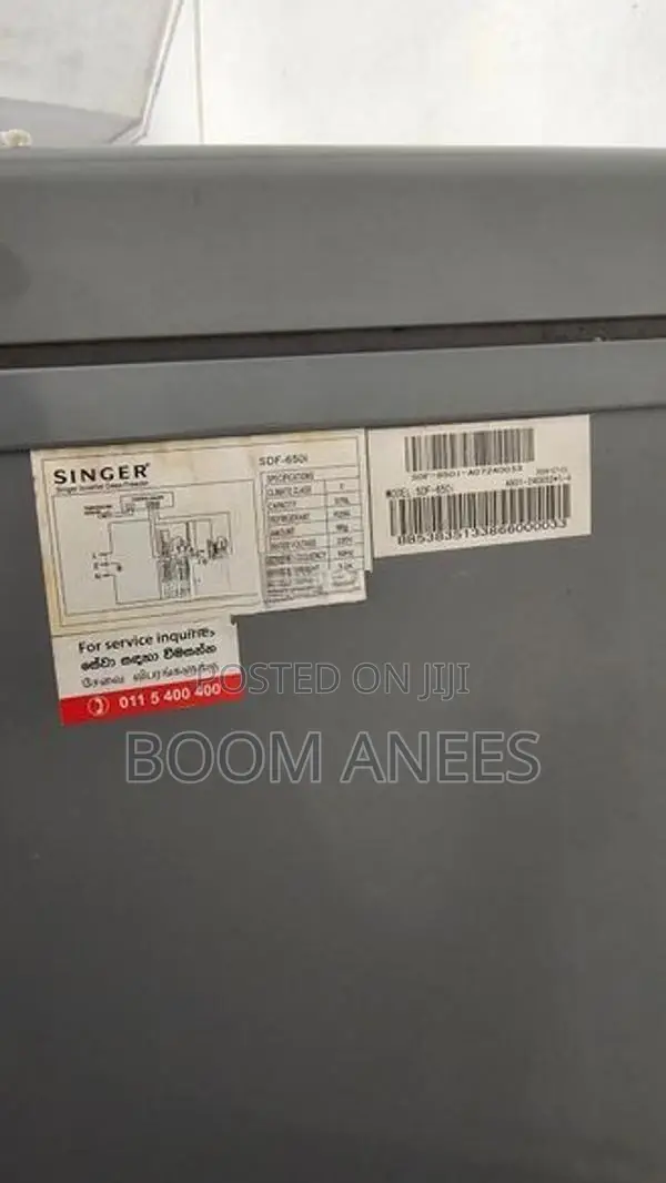 Singer Freezer