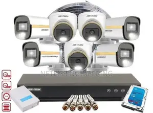 Hikvision High Quality 1,080P 5MP Rainbow ColorVu CCTV Package