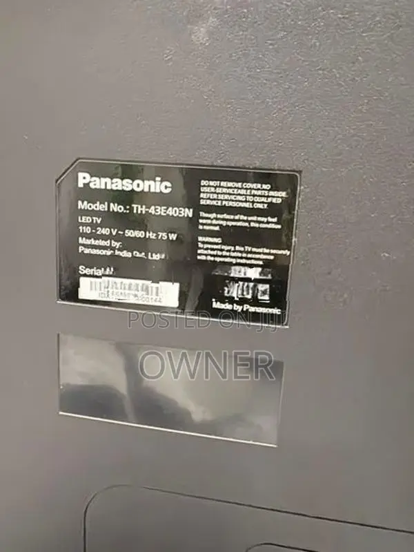 Panasonic Tv 43inch