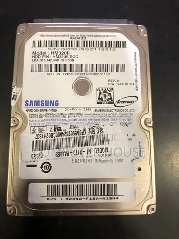 320GB LAPTOP HARD