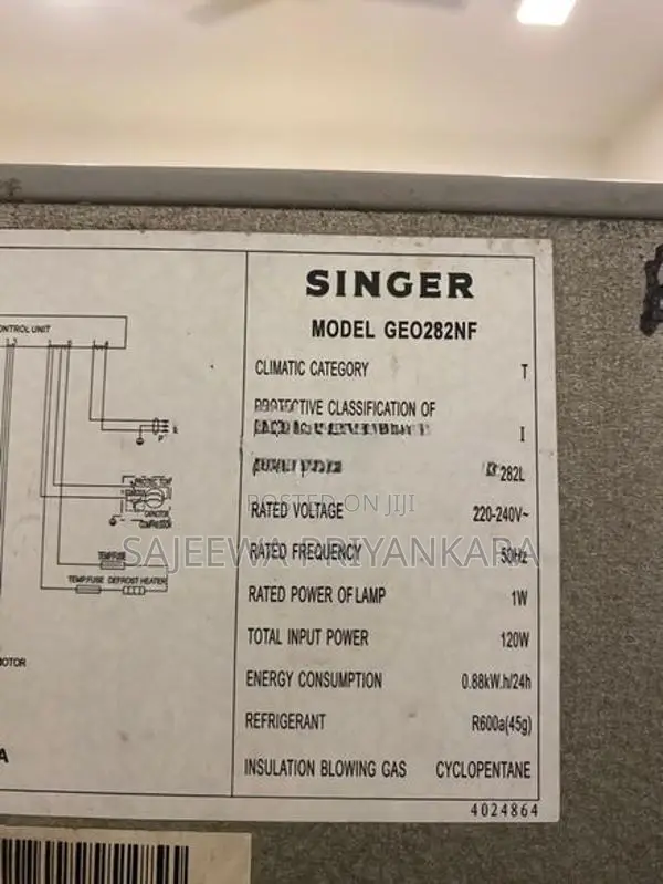 Singer Refrigerator