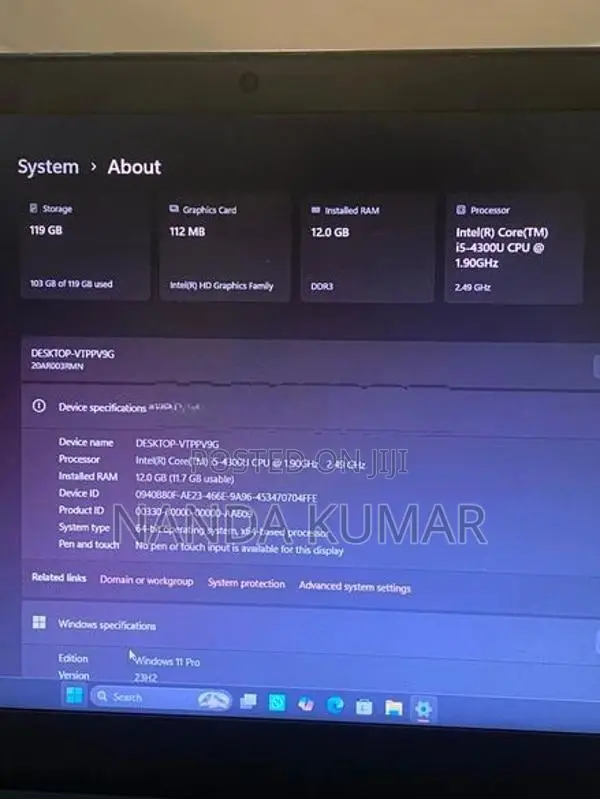 Lenovo ThinkPad T440s (12GB RAM / 120GB SSD Windows 11 Pro)
