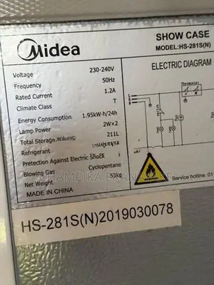 Midea Bottle Cooler 211L