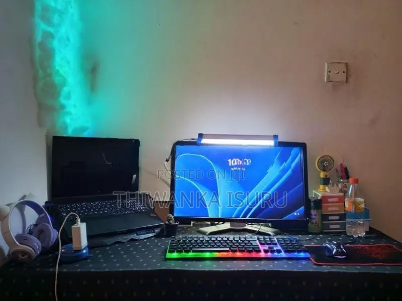 HP envy Ryzon 5 2500u Laptop with Monitor Ful Set