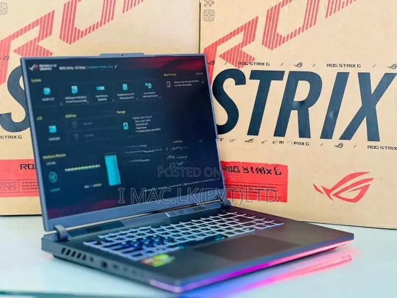 Asus Rog Strix G16 – Ryzen 9 8940HX +RTX5070 8GB VGA -16GB RAM -Laptop