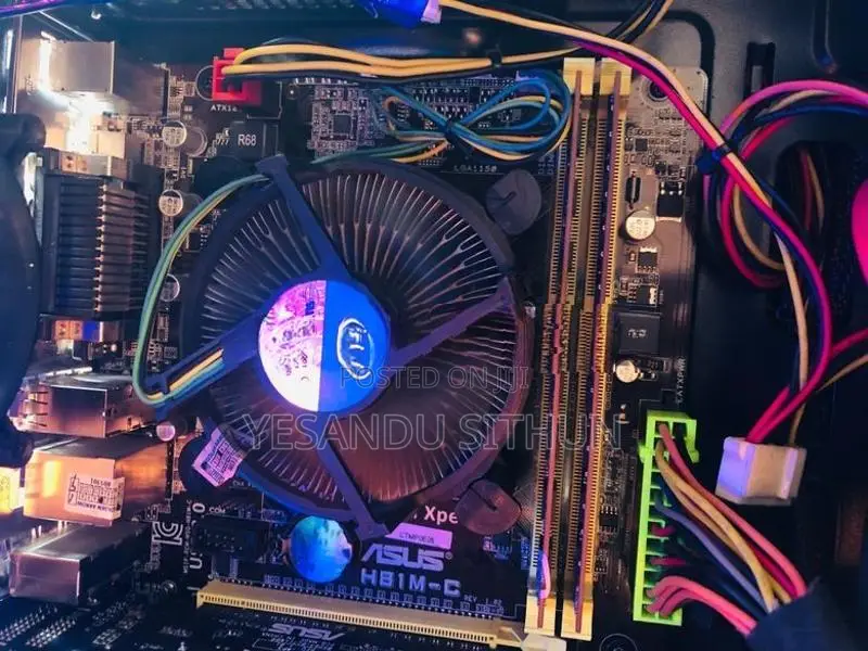 ASUS H81 MC Motherboard Combo with i5 4 th gen 8gb ram