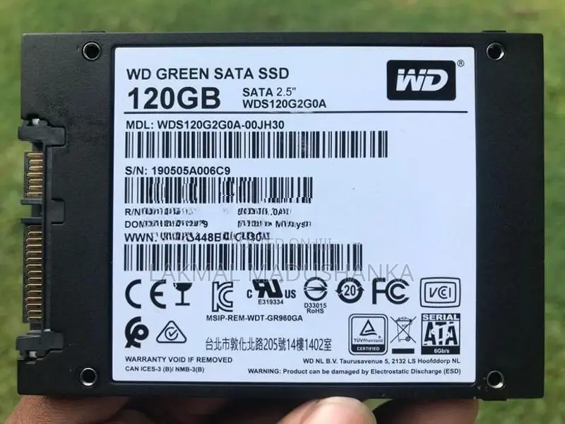 WD Green 120GB SSD, 89% Health