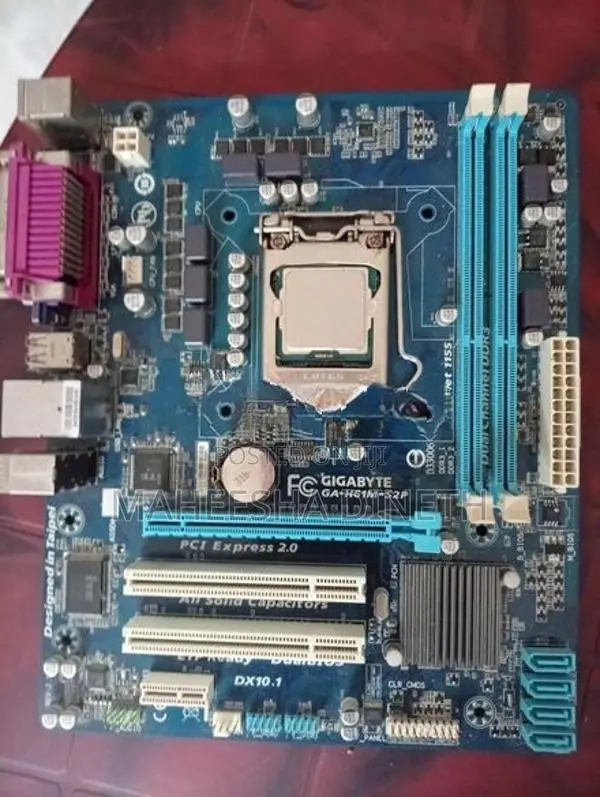 Gigabyte H61M Motherboard With Processor