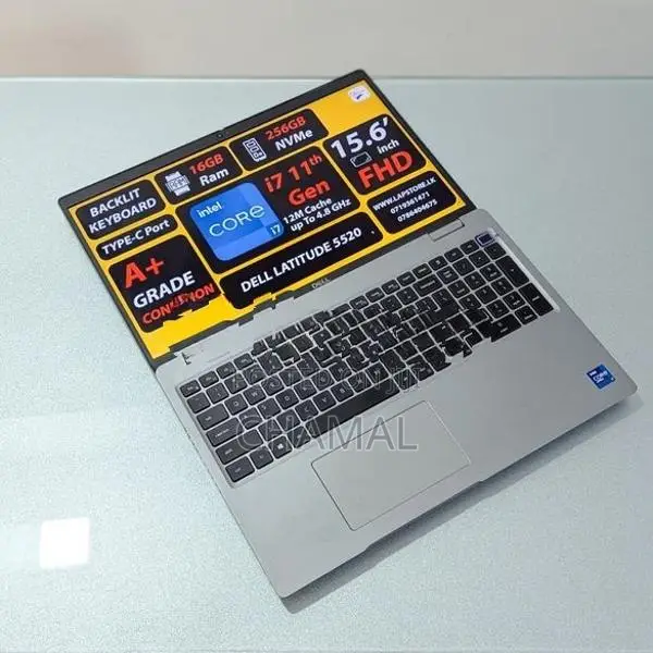 Dell Latitude 5520 Core i7 -1185G7 11th Gen|16GB DDR4 RAM|512GB NVMe S