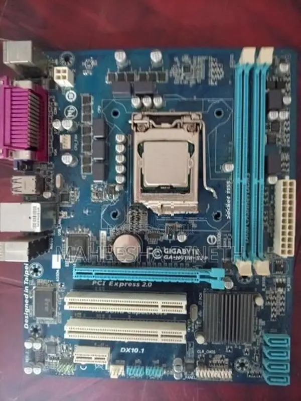 Gigabyte H61M Motherboard With Processor