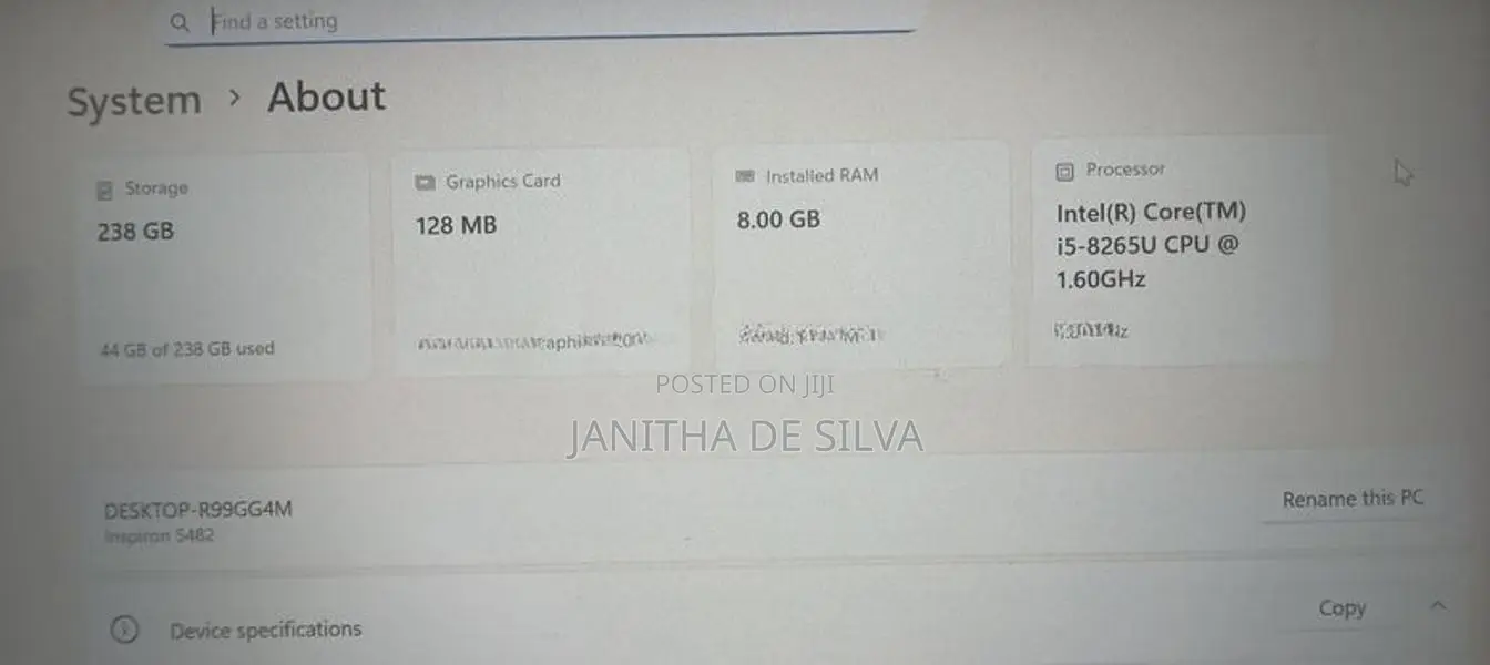Intel Core i5 8th Gen