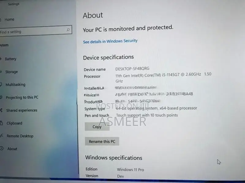 Dell Latitude 5420 Touchscreen i5 11th Gen 8GB/256GB SSD