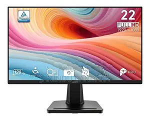 MSI Pro MP225 E12VL 21.5" Inch 120HZ FHD Slim Frameless Monitor
