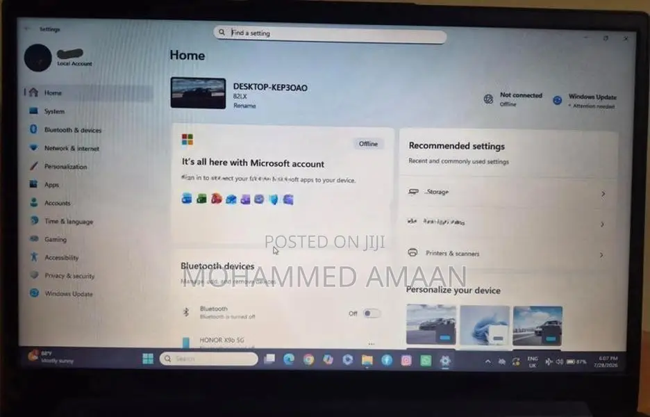 Lenovo Ideapad 1 Laptop