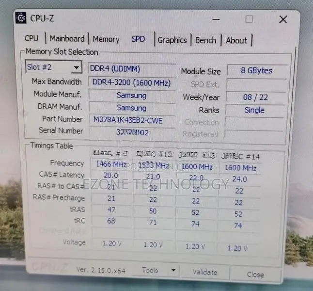 Samsung 8GB DDR4 3200MHz Desktop RAM ( )