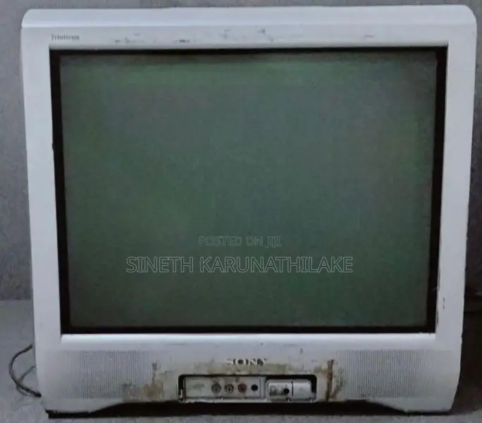 Used Trinitron CRT Tv Set