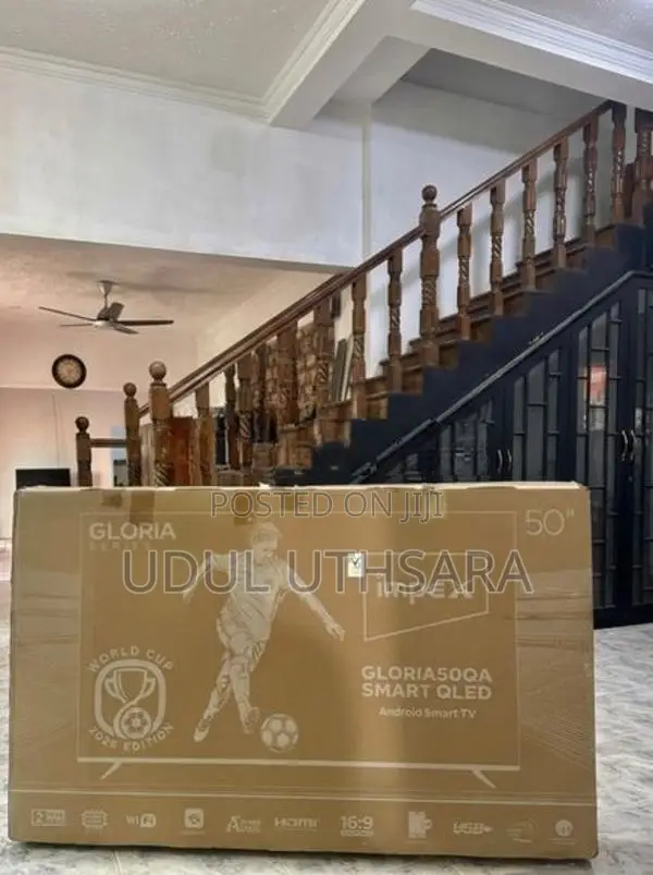 Impex Gloria 50” Smart TV (QLED) - Brand New