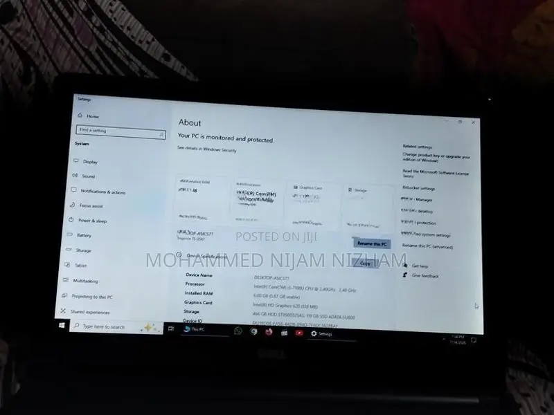 Dell i3 7th Gen Laptop